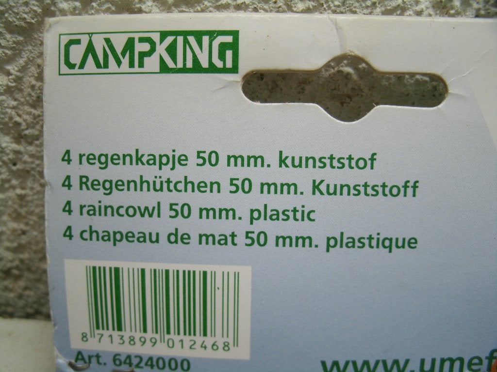 68c regen kapje voor op de tent 50mm, Ophalen of Verzenden