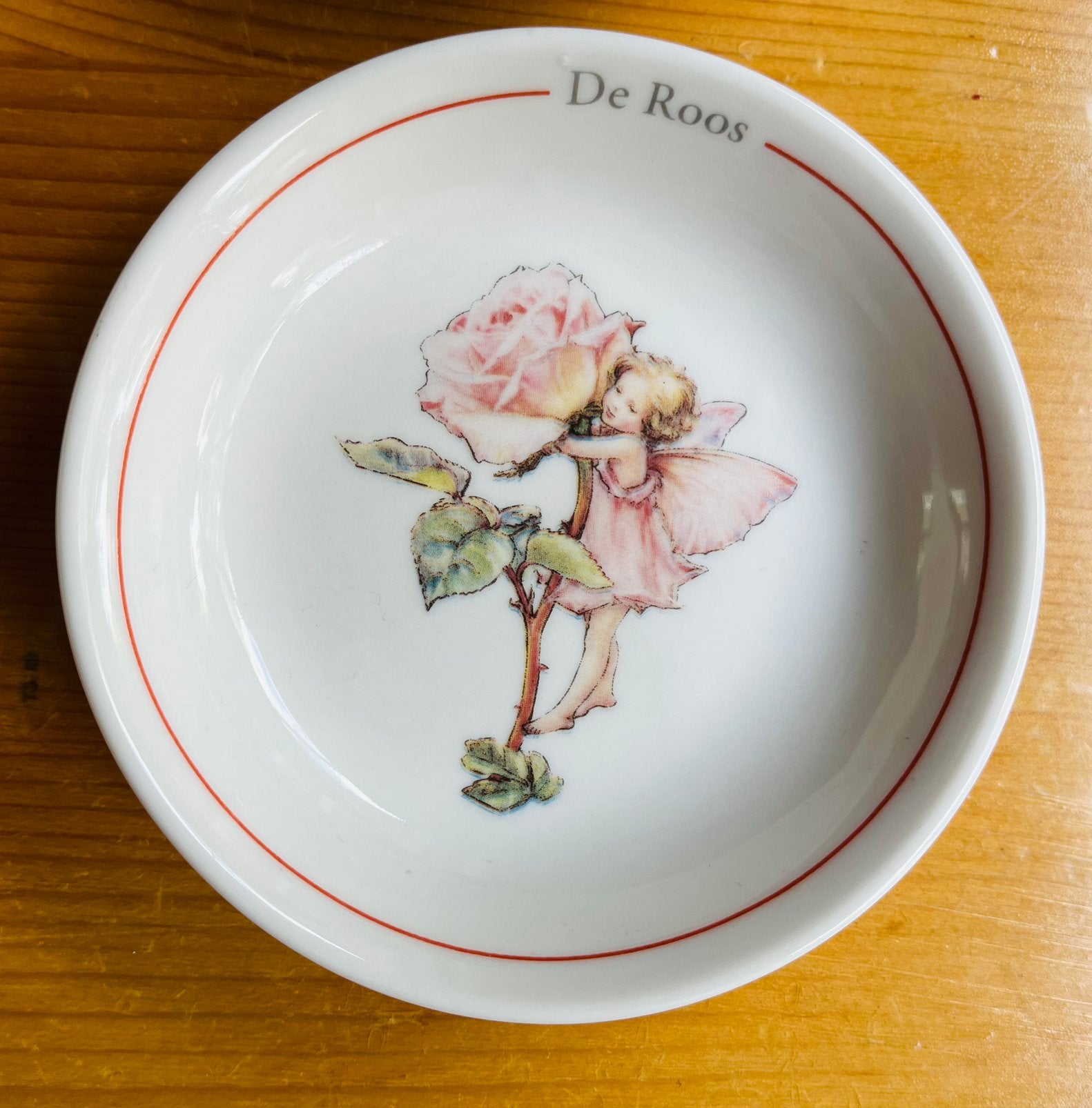 Flowerfairies 6 schoteltjes, Overige merken, Ophalen of Verzenden, Zo goed als nieuw, Overige stijlen