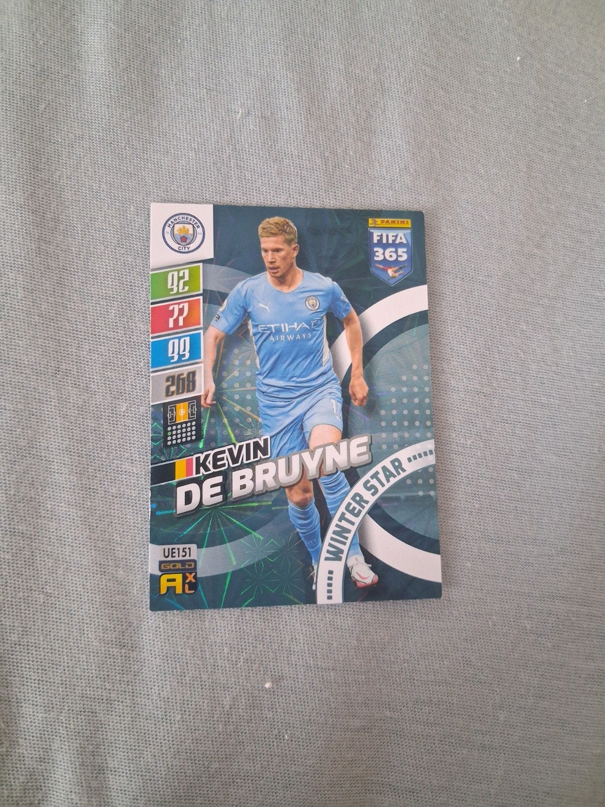 Kevin De Bruyne FIFA 365 Adrenalyn XL Winter Star kaart, Ophalen of Verzenden, Zo goed als nieuw, Buitenlandse clubs, Spelerskaart