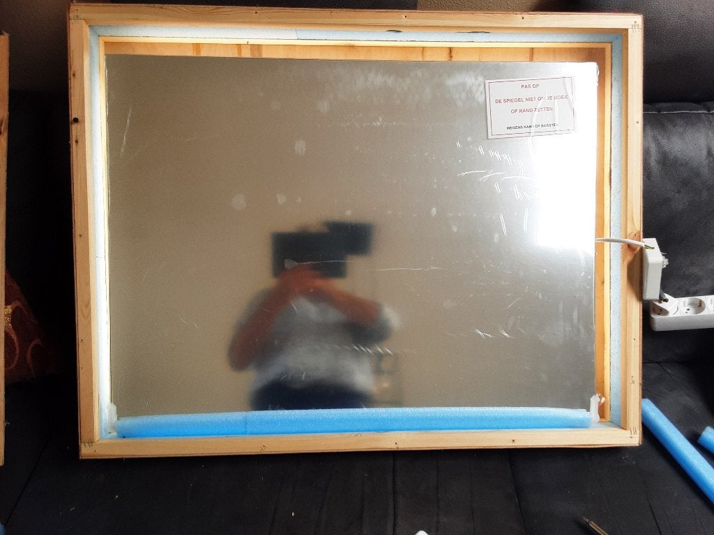 Badkamerspiegel, Ophalen, Overige typen, Nieuw, 50 tot 100 cm