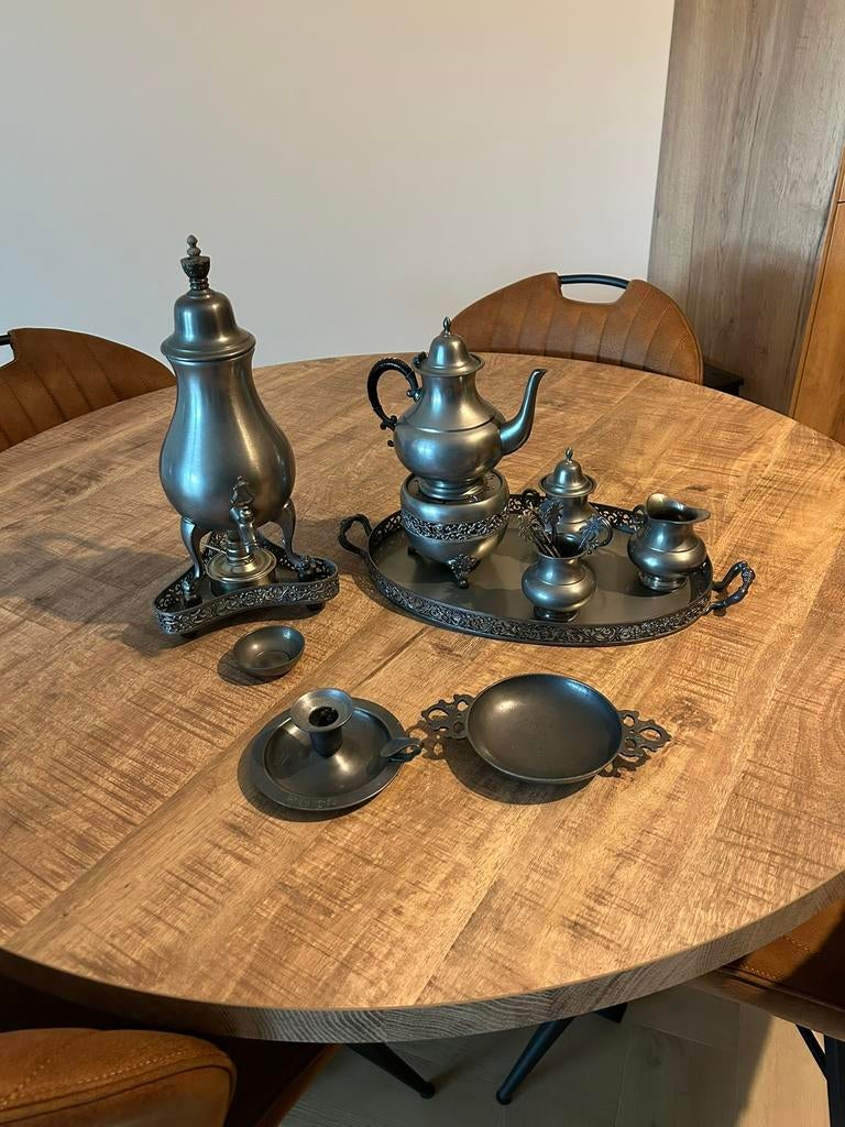 Tinnen set, Antiek en Kunst, Antiek | Tin, Ophalen