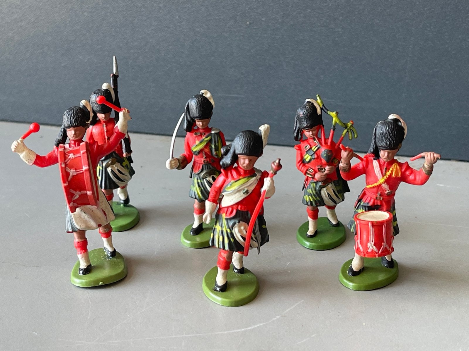 Vintage Britains LTD Schotse Soldaten Speelgoedfiguren, Verzamelen, Ophalen of Verzenden, Gebruikt