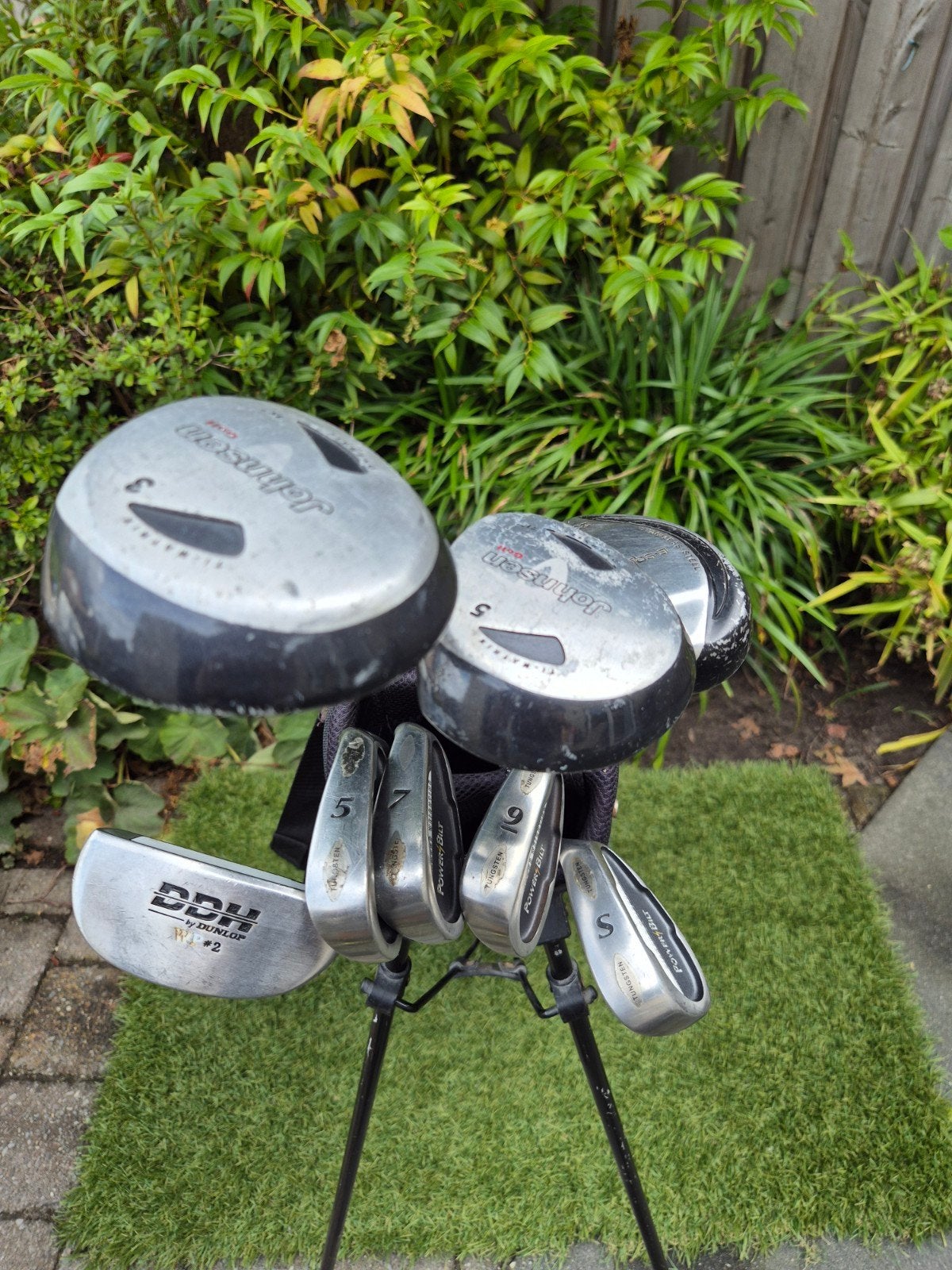 Power Bilt heren golfset met gratis golftas, Ophalen of Verzenden, Gebruikt, Set
