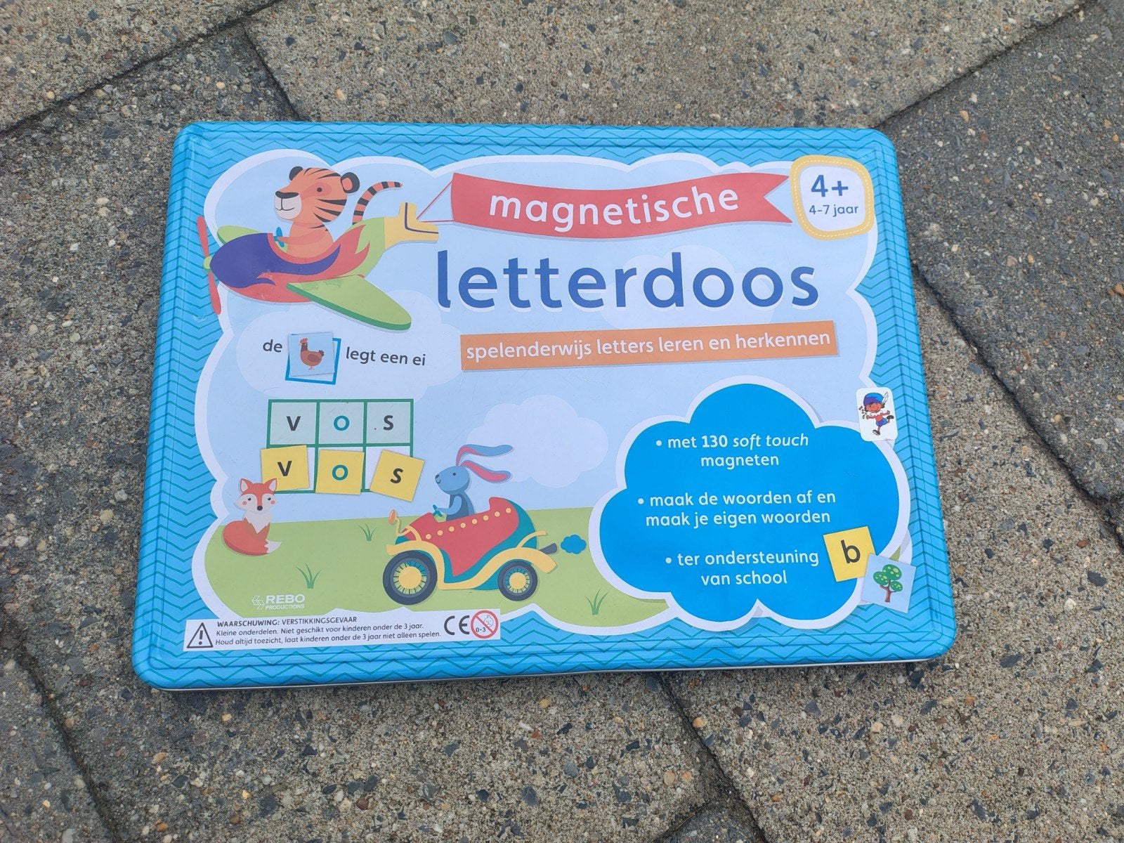 Magnetische Letterdoos - Spelenderwijs letters leren, Kinderen en Baby's, Speelgoed | Educatief en Creatief, Zo goed als nieuw