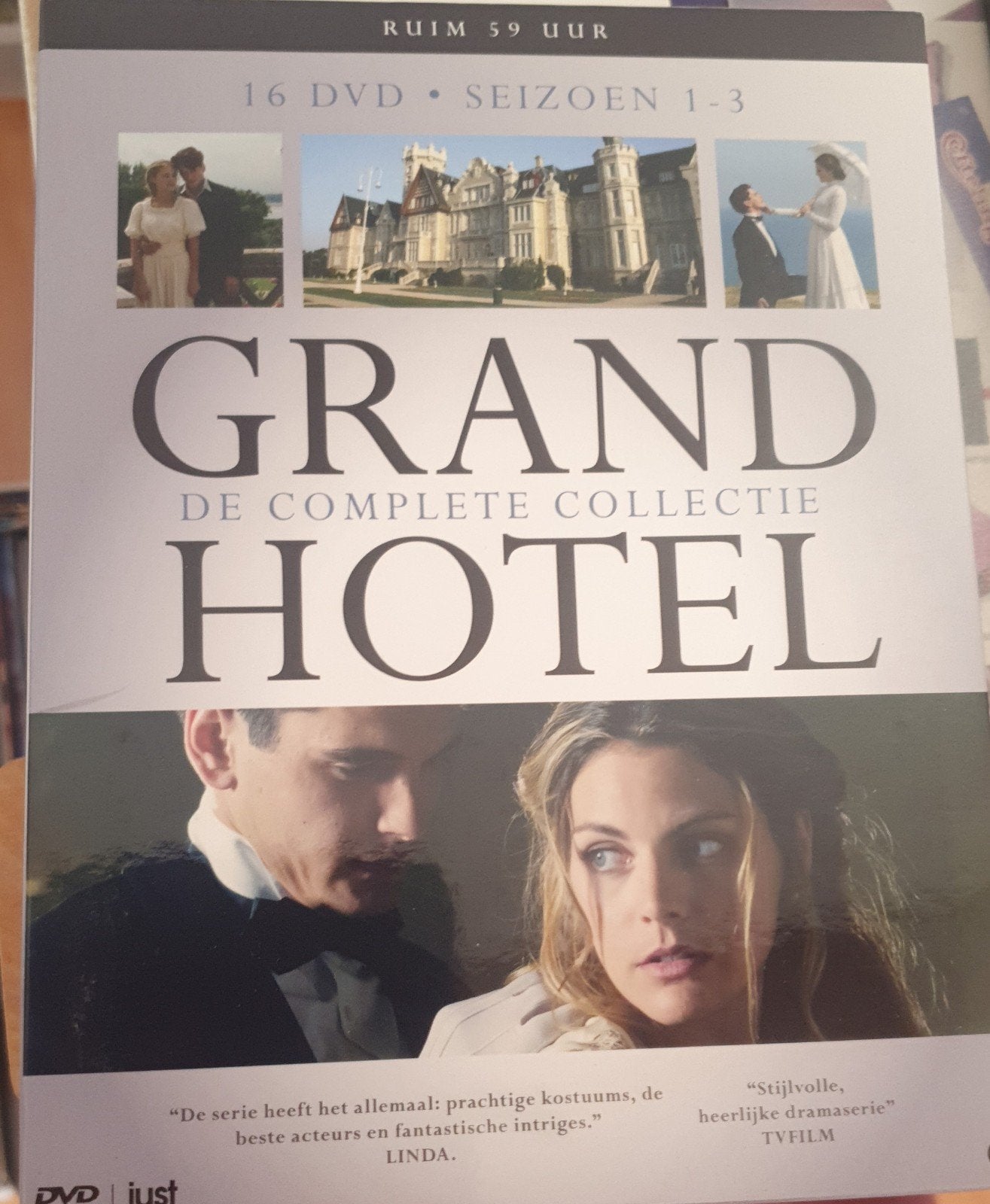 Grand Hotel - De Complete Collectie Seizoen 1-3 (16 DVD), Cd's en Dvd's, Dvd's | Tv en Series, Gebruikt, Boxset, Drama, Ophalen of Verzenden