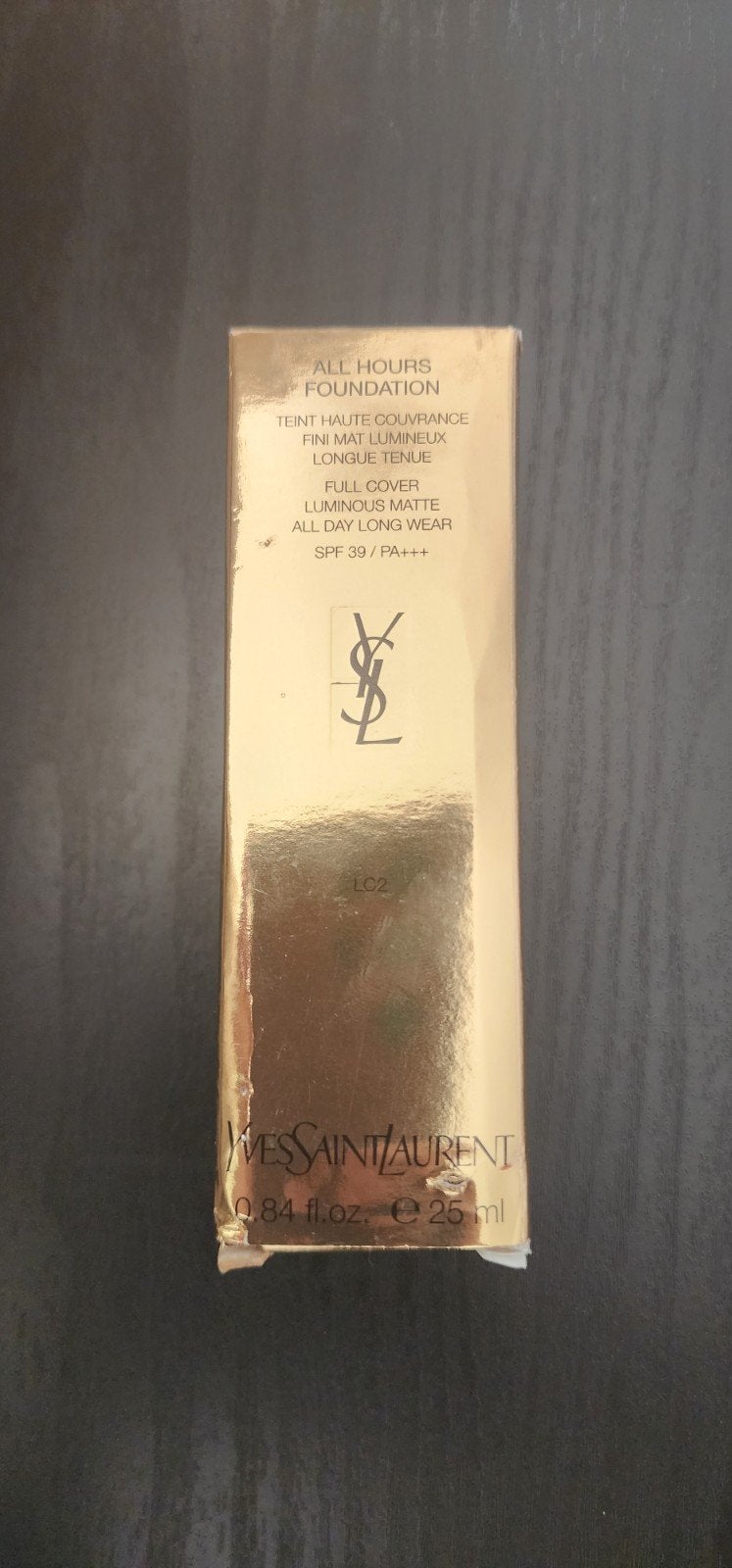 YSL All Hours Foundation LC2 - Nieuw in verpakking, Ophalen of Verzenden, Nieuw, Gehele gezicht, Make-up