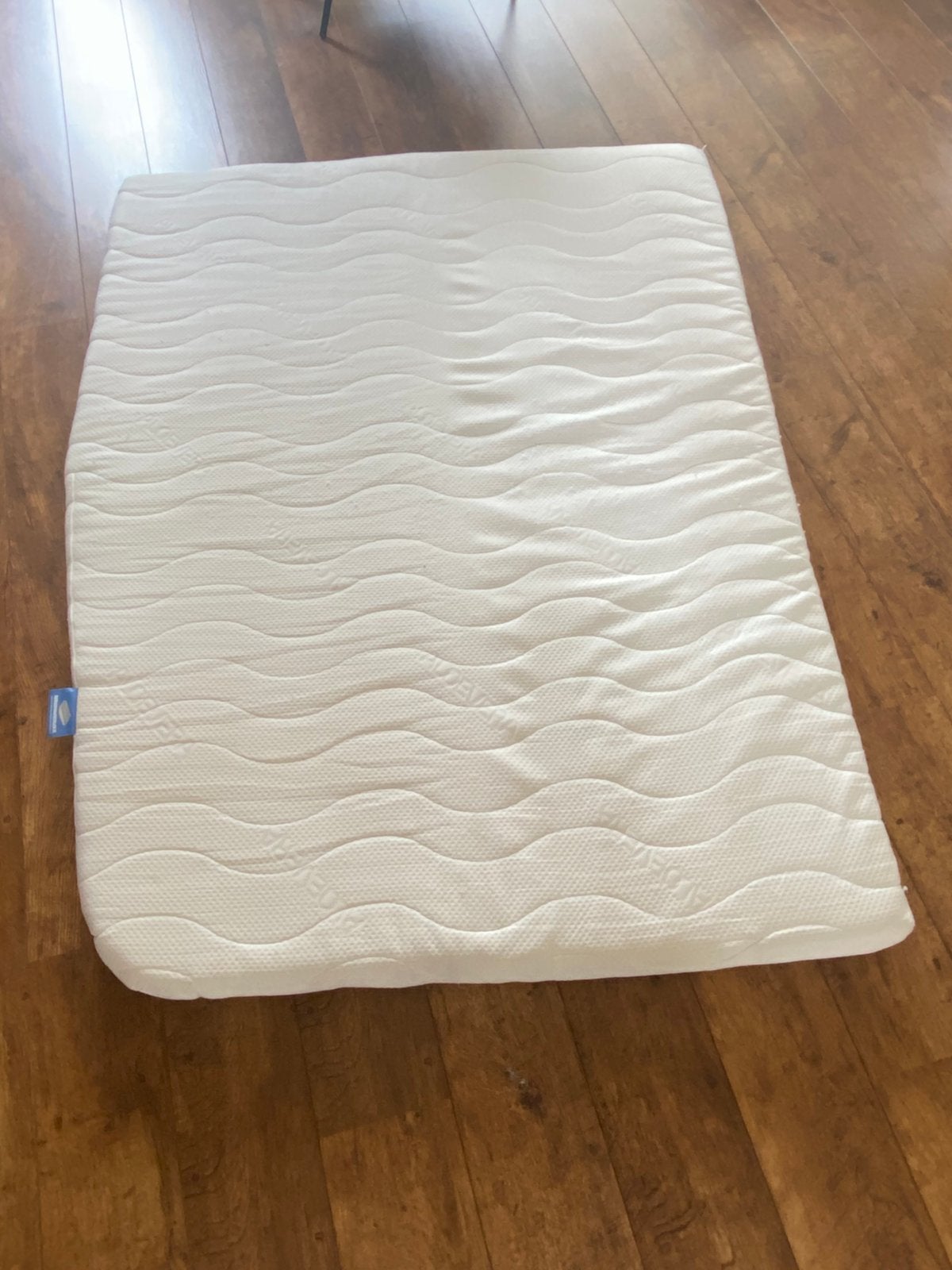 Mooie topper Frans bed voor camper of caravan, Ophalen, Gebruikt