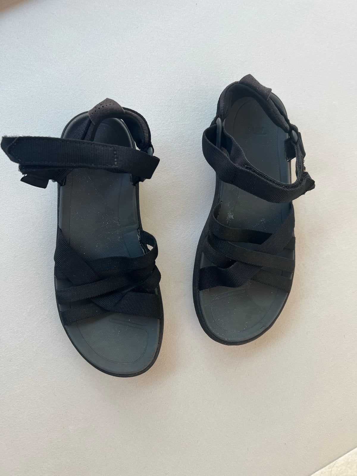 Teva sandalen zwart - Maat 38, Ophalen of Verzenden, Gedragen, Zwart, Sandalen of Muiltjes
