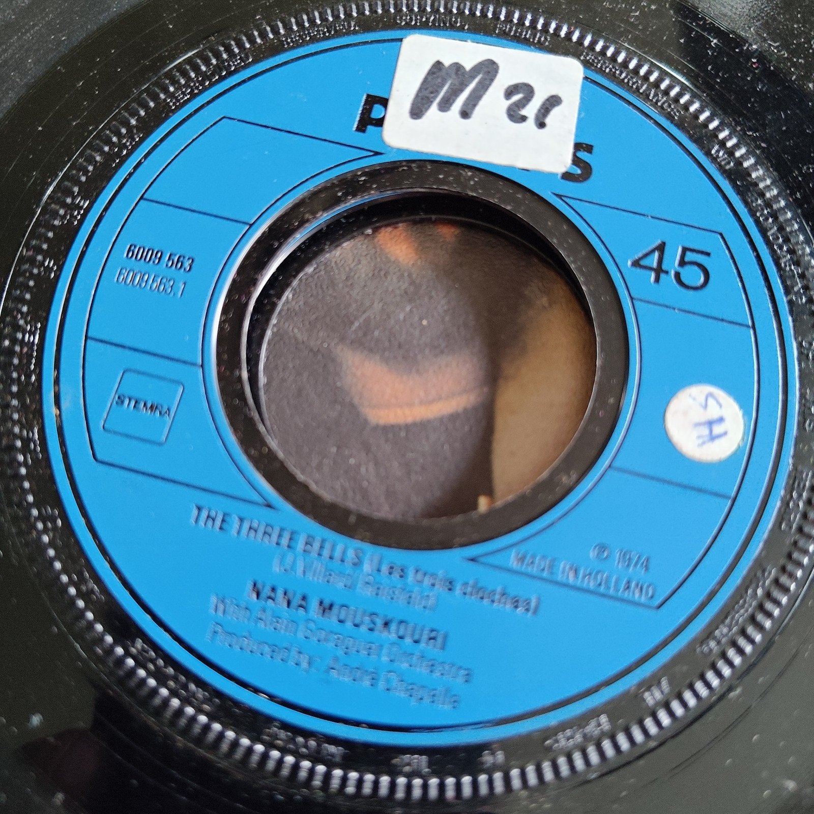 Nana Mouskouri - If You Go Away / The Three Bells (Vinyl), Gebruikt, 7 inch, Ophalen of Verzenden, Pop