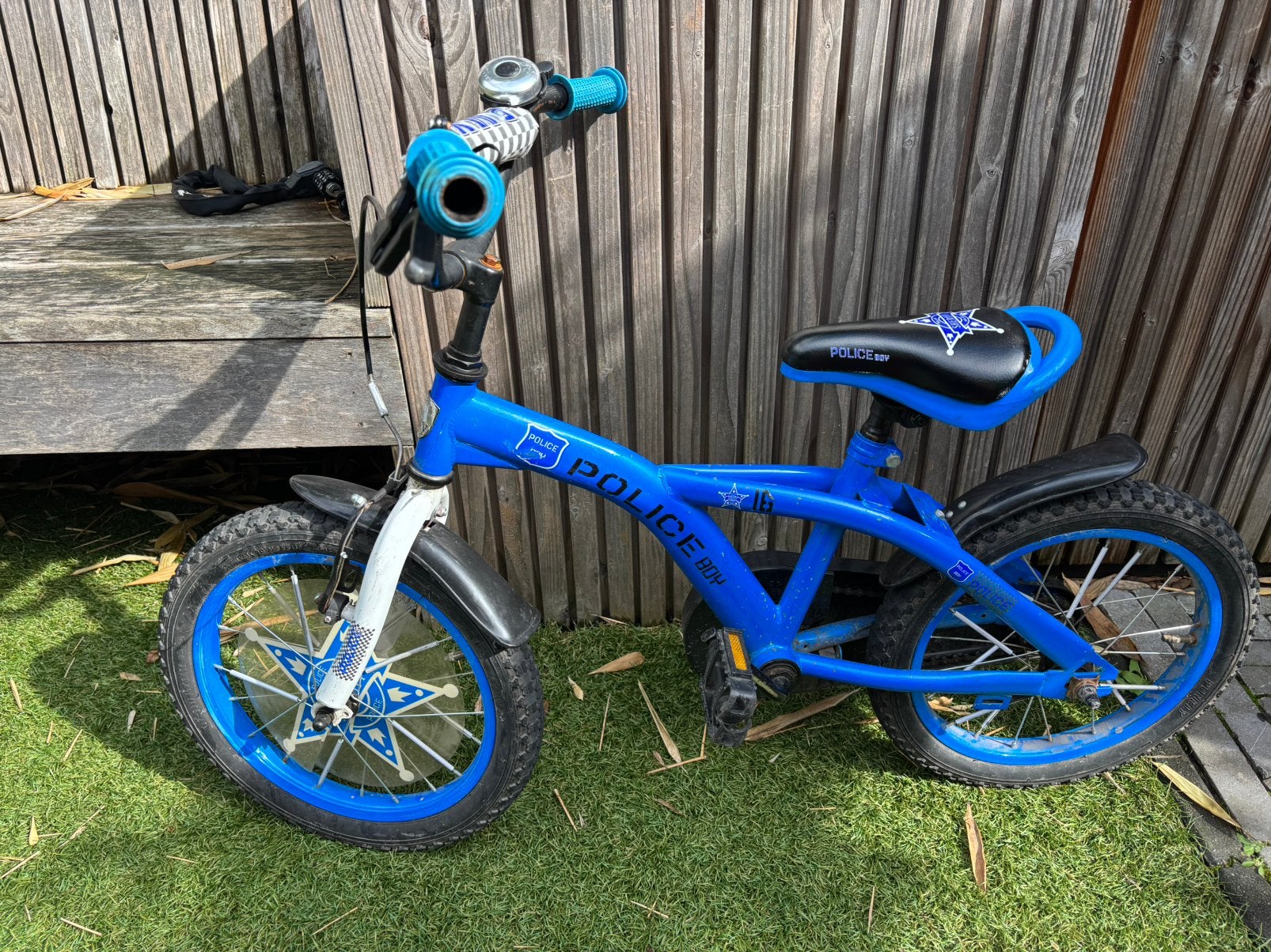 16 inch BMX kinderfiets, Ophalen, Terugtraprem, Staal, 16 tot 20 inch