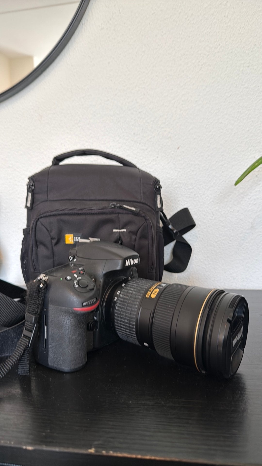 Nikon d800 + Nikon AF-S Nikkor 24-70mm 1:2.8G ED Lens + tas, Ophalen of Verzenden, Zo goed als nieuw, Spiegelreflex, Nikon