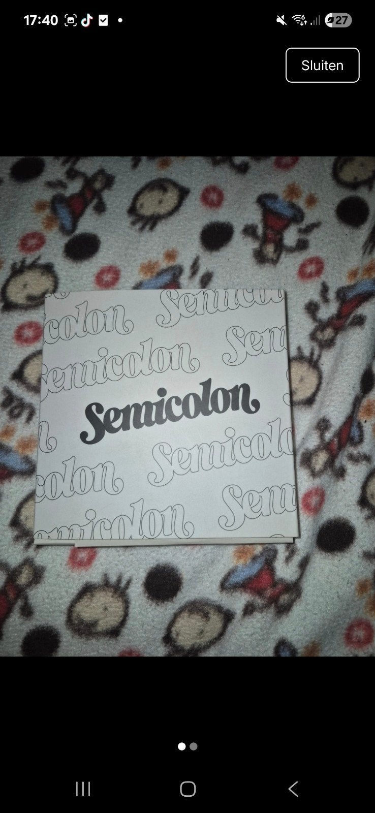 SEVENTEEN - Semicolon Album | Zonder fotokaarten & weaving k, Ophalen of Verzenden, Gelezen, Mode algemeen