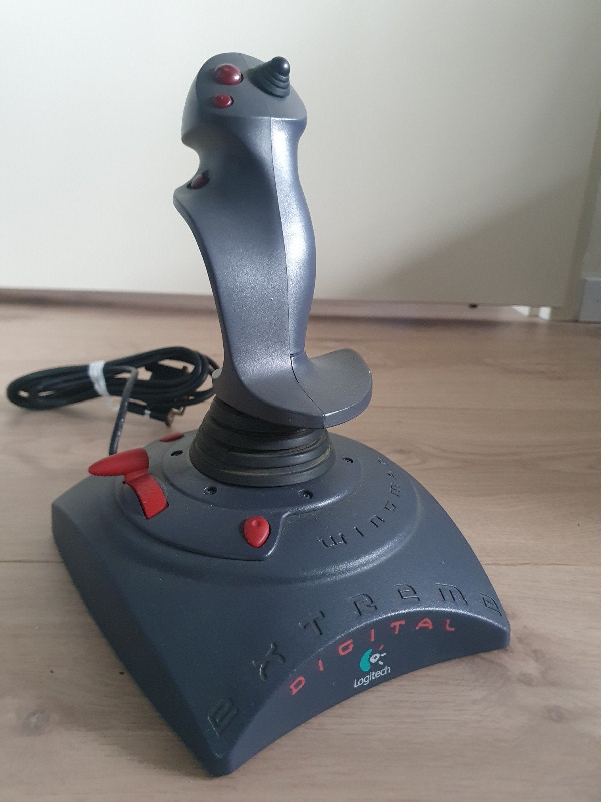 Vintage Logitech Digital Extreme Wingman Joystick, Computers en Software, Joysticks, Ophalen of Verzenden, Gebruikt, Logitech