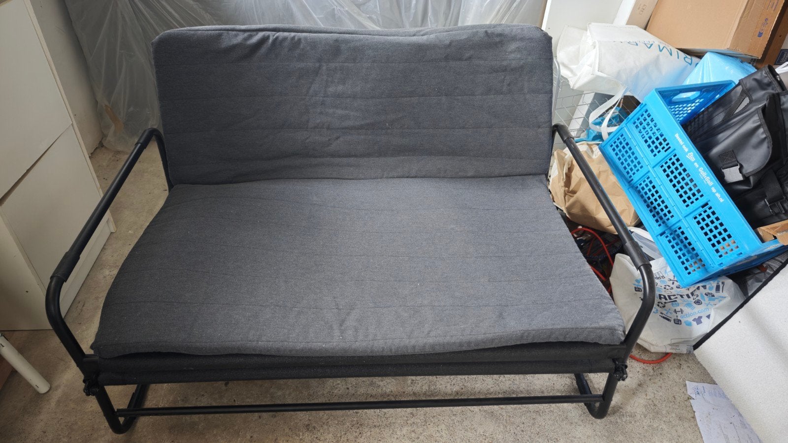 IKEA HAMMARN slaapbank / daybed, Ophalen, Eenpersoons, 140 cm, Zo goed als nieuw