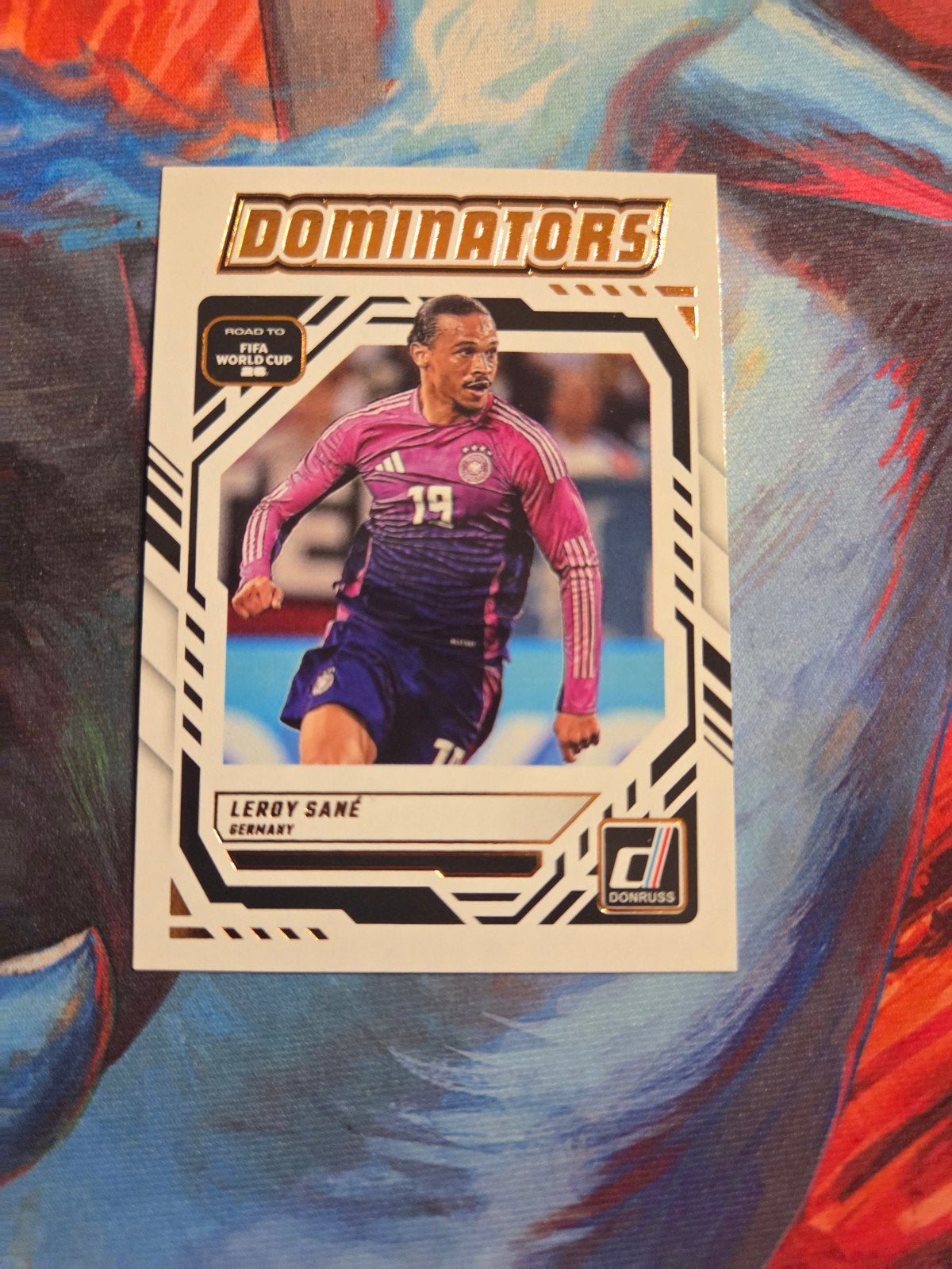 Leroy Sané Dominators FIFA World Cup 2022 Panini kaart, Ophalen of Verzenden