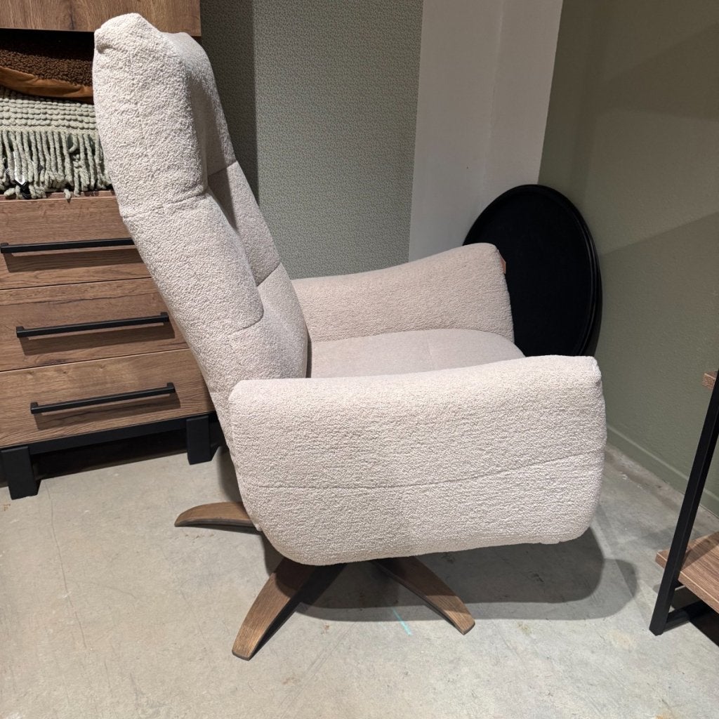 Relaxfauteuil Pianezzo - Stof Beige - Pronto Wonen, Huis en Inrichting, Niet ingevuld, Niet ingevuld, Niet ingevuld
