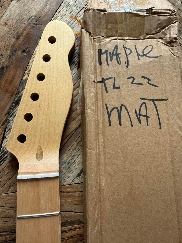 Telecaster style hals” Maple Mat finish “ TL22Mat look, Verzenden, Geen, Nieuw, Elektrische gitaar
