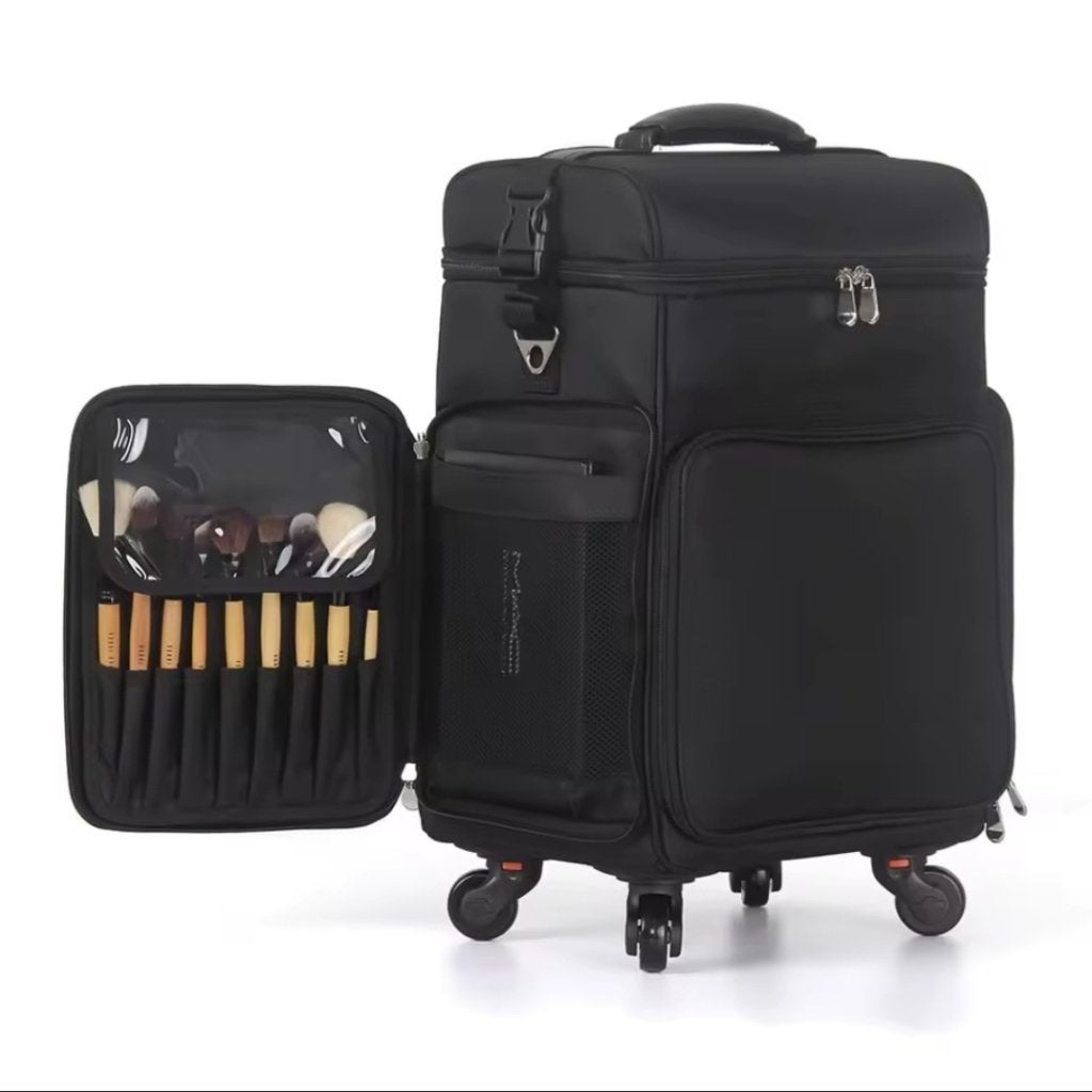 Make-up koffer (trolley), Ophalen, Nieuw, Zwart, Hardcase