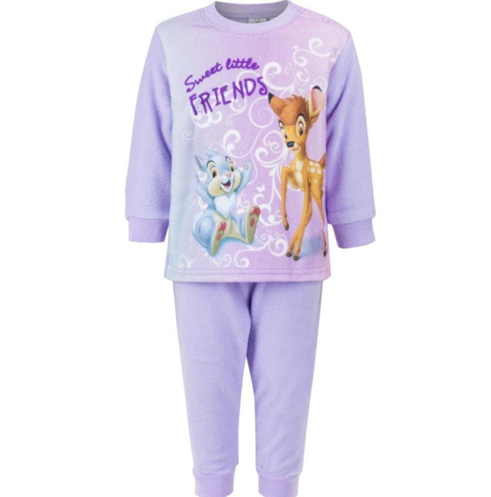 Bambi Fleece Pyjama Lila - Maat 74/80 - Disney, Nacht- of Onderkleding, Meisje, Nieuw, Disney Baby
