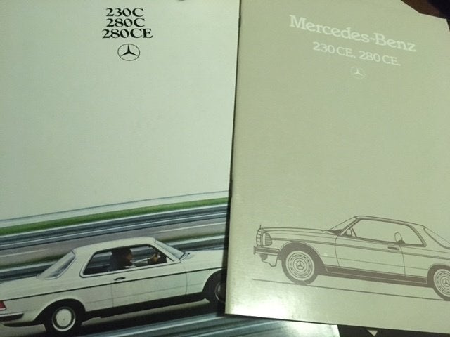 Mercedes W123 Sedan, T-modelle of Coupe brochure/auto folder, Ophalen of Verzenden, Zo goed als nieuw, Volkswagen
