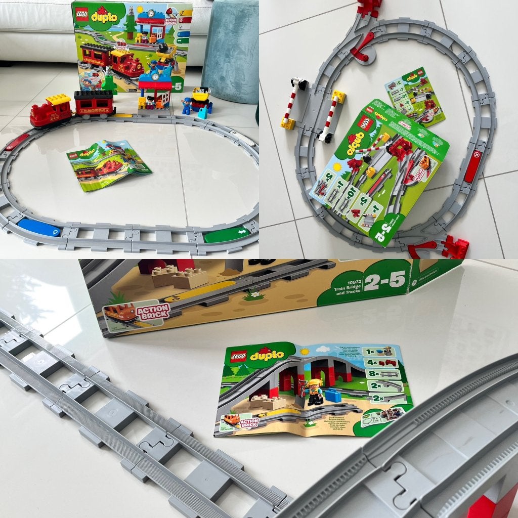 Lego Duplo Trein sets 10872 / 10874 / 10882, Ophalen, Inclusief instructies, Gebruikt, Overige thema's