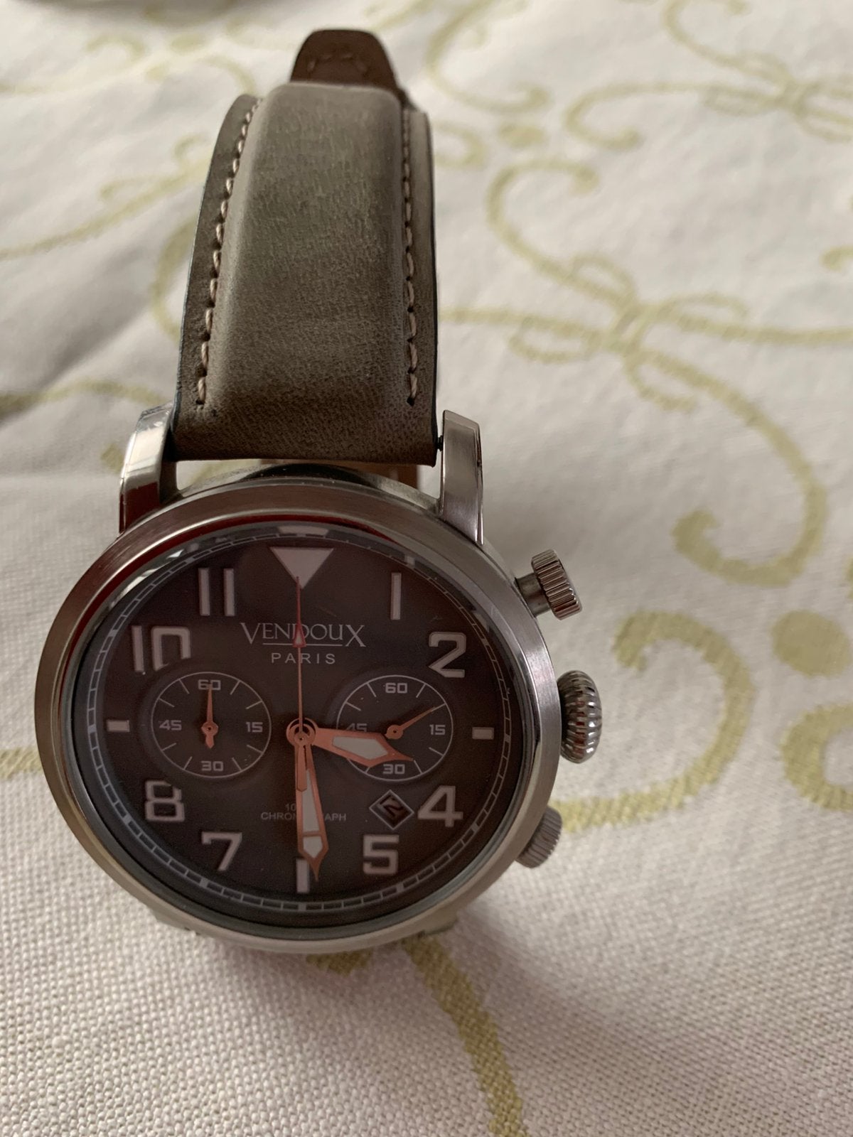 Vendoux paris herenhorloge, Staal, Polshorloge, Ophalen, Overige merken