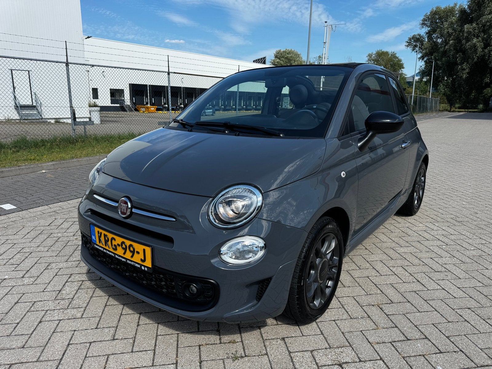 Fiat 500C 1.0 Hybrid SPORT Cabrio 2021, Voorwielaandrijving, Leder en Stof, Bedrijf, 70 pk