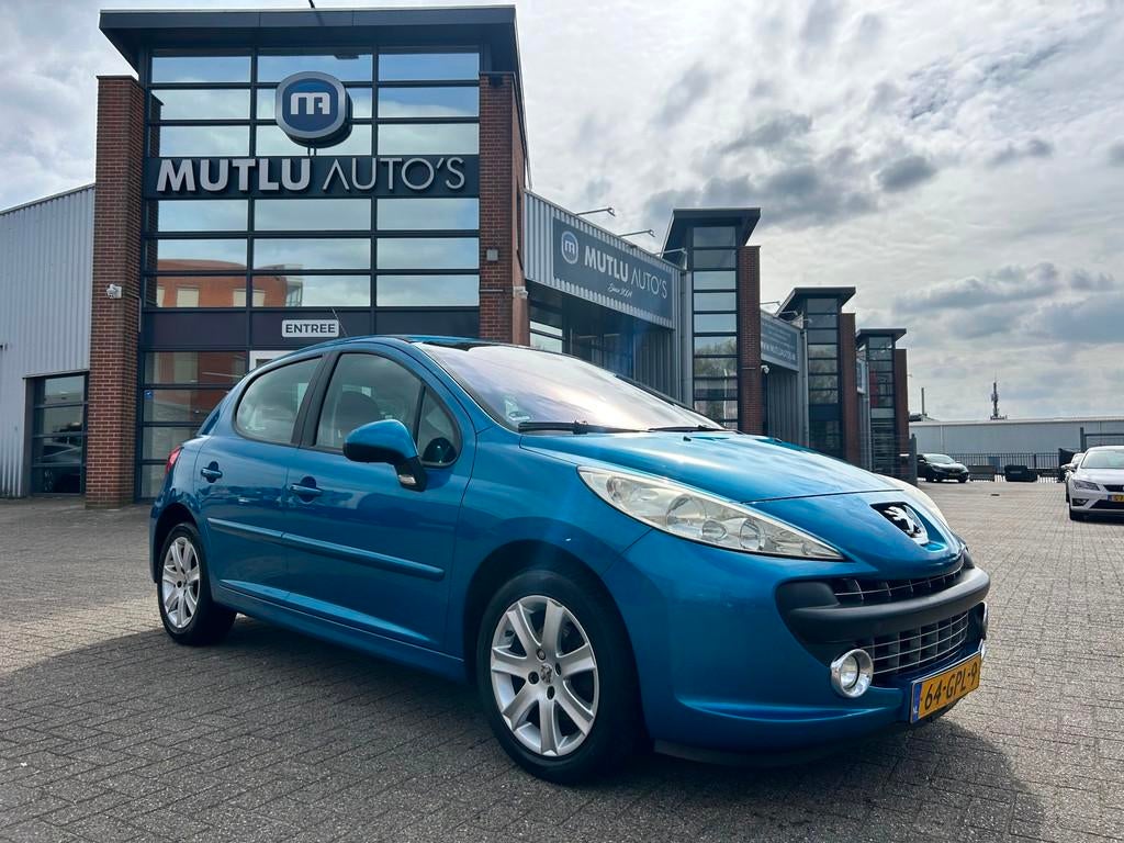 Peugeot 207 1.6 VTi XS Pack 5deurs Airco NAP CRUISE APK, Voorwielaandrijving, Gebruikt, 4 cilinders, Blauw