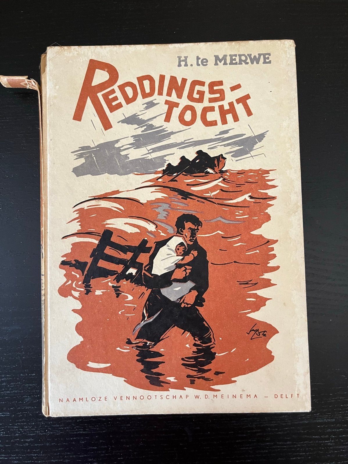 Reddingstocht - H. te Merwe (1954), Ophalen of Verzenden, Gelezen