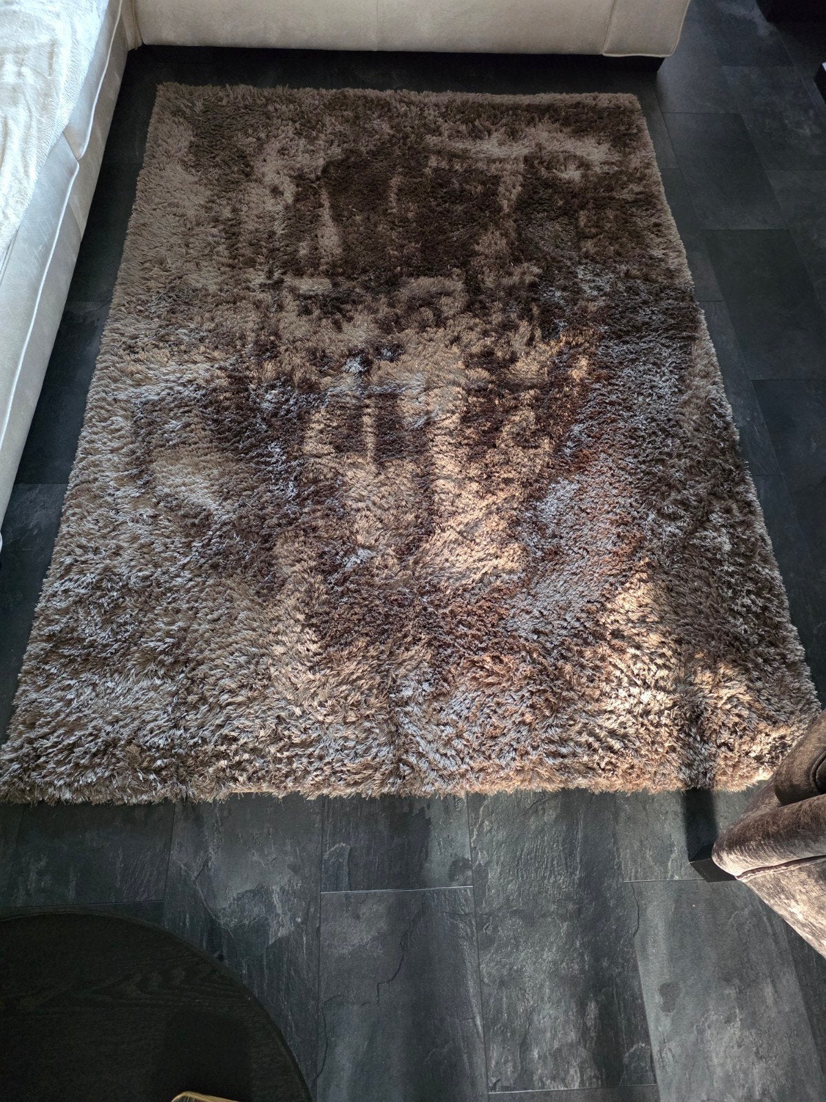 2 vloerkleden taupe / bruin, Ophalen, Gebruikt, Bruin, 150 tot 200 cm