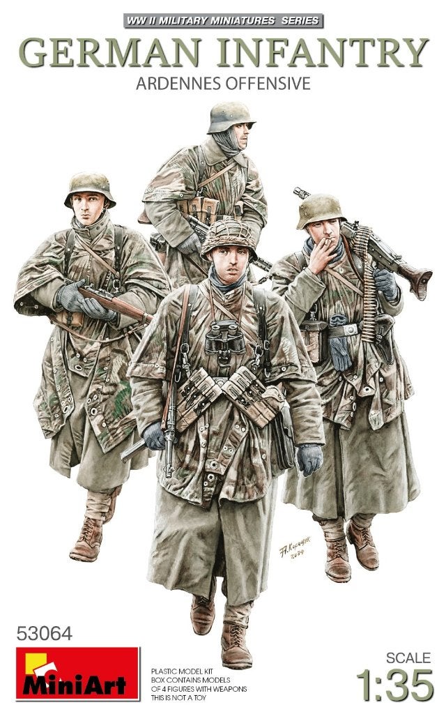 D-510,MINIART 1-35,NO,53064,German Infantry Ardennes Offensi, Ophalen of Verzenden, Nieuw, 1:35 tot 1:50