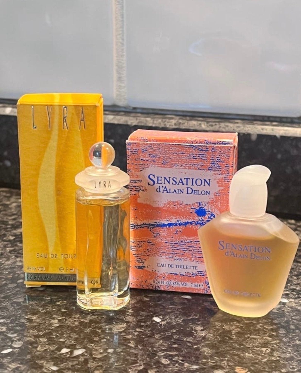 Alain Delon Parfums: Lyra & Sensation (7 ml), Ophalen of Verzenden, Nieuw
