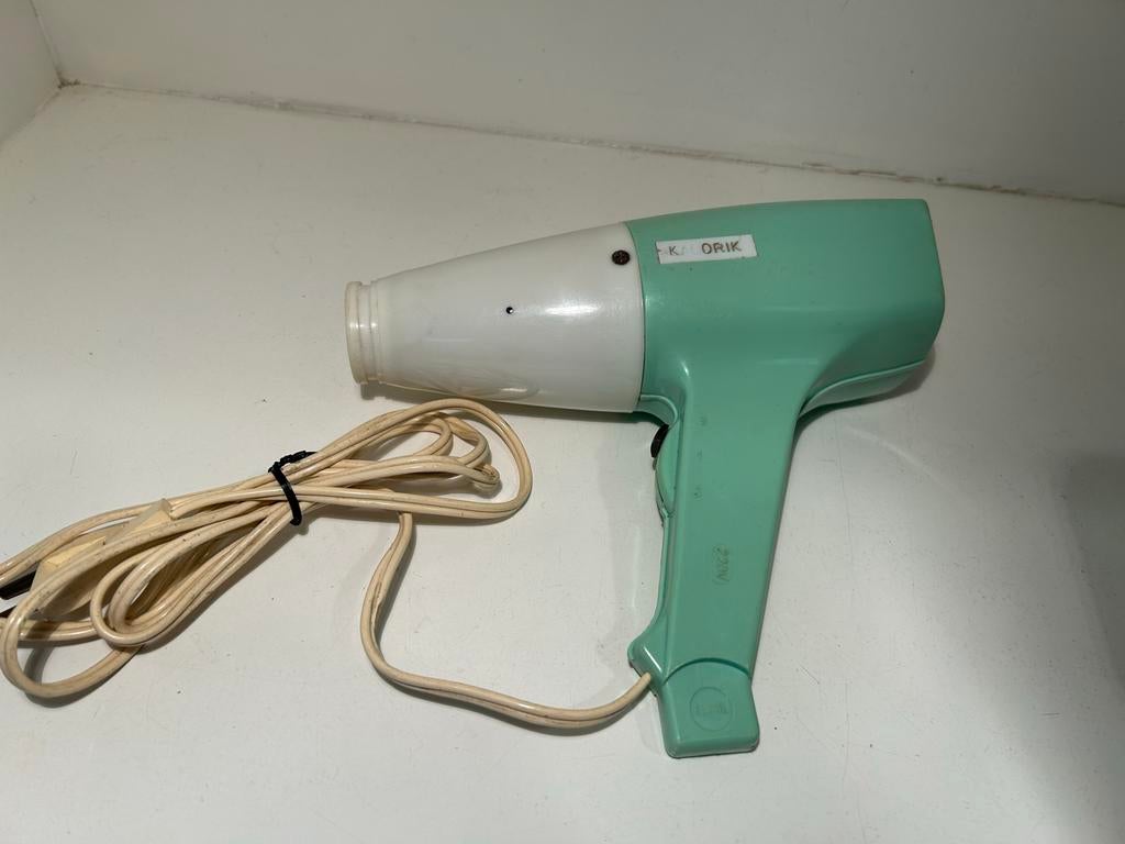 Vintage Moulinex Föhn - Roze/Wit - Jaren '70 Design, Ophalen of Verzenden, Gebruikt, Haarverzorging