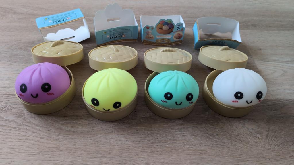 Squishy Dumplings Stressballetjes - Diverse Kleuren, Ophalen of Verzenden, Nieuw, Jongen of Meisje