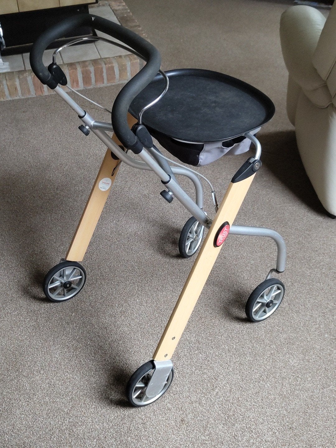Rollator voor binnen, Diversen, Ophalen, Opvouwbaar, Gebruikt
