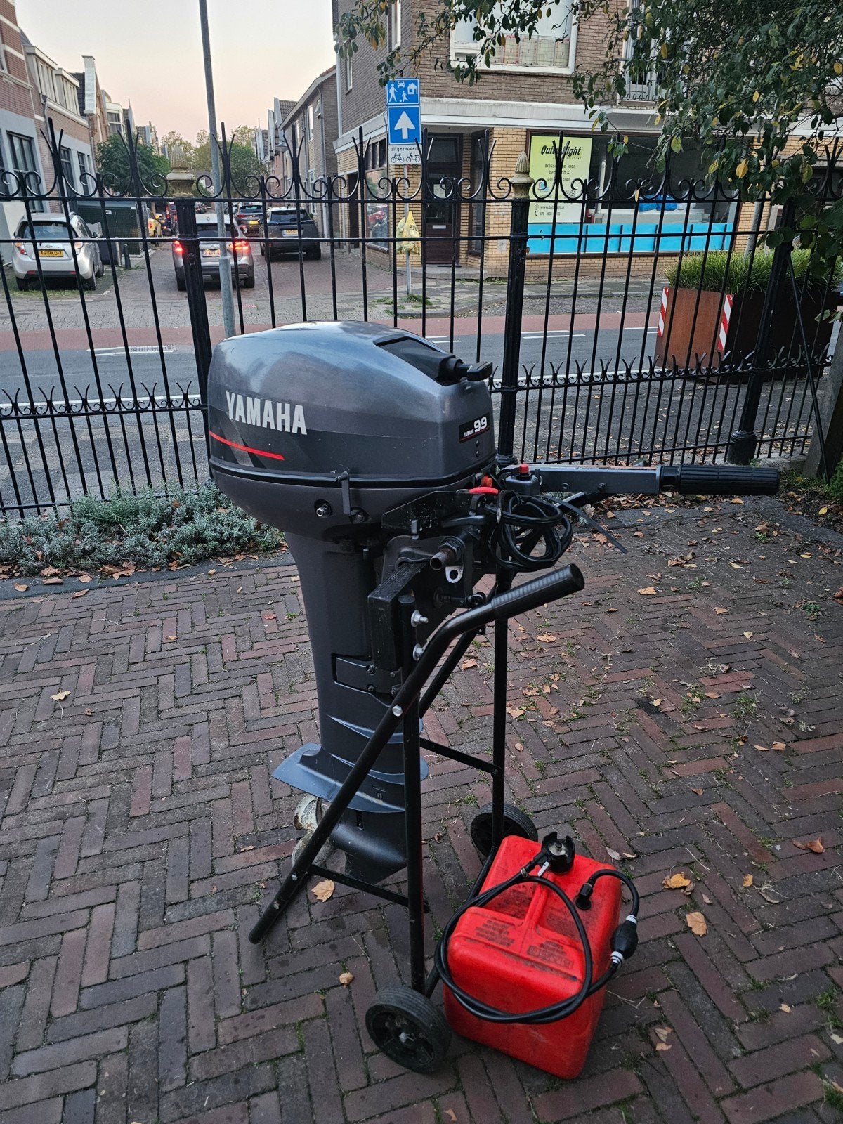 Yamaha 9.9/15pk langstaart elektrische start bok, Ophalen of Verzenden