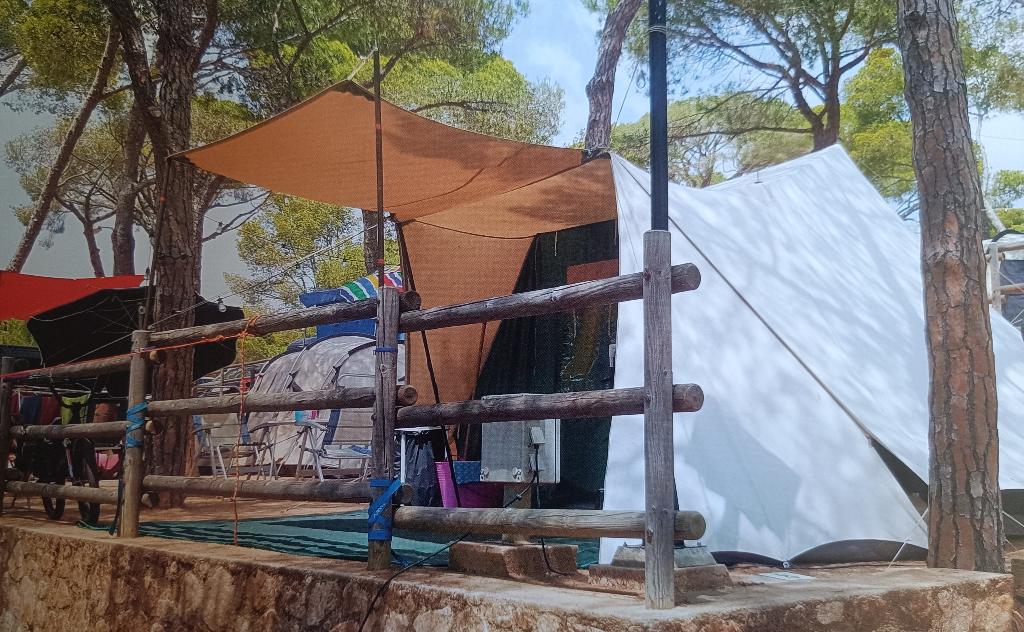 De Waard tent, Caravans en Kamperen, Tenten, Ophalen, Gebruikt, Tot en met 4