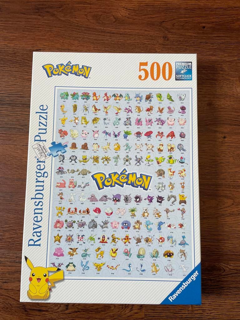 Pokémon puzzel 500 stukjes nieuw, Ophalen of Verzenden, Meer dan 50 stukjes, Nieuw, 6 jaar of ouder