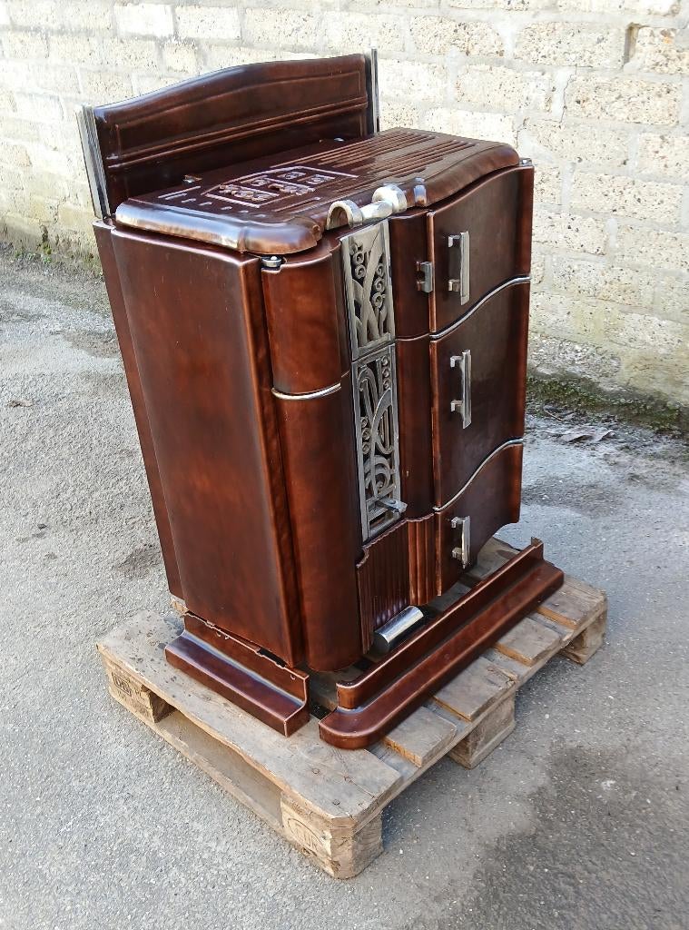 Schitterend antieke jaren 30 Art Deco Fornuis / Kachel, Huis en Inrichting, Kachels, Gebruikt, Houtkachel, Ophalen of Verzenden