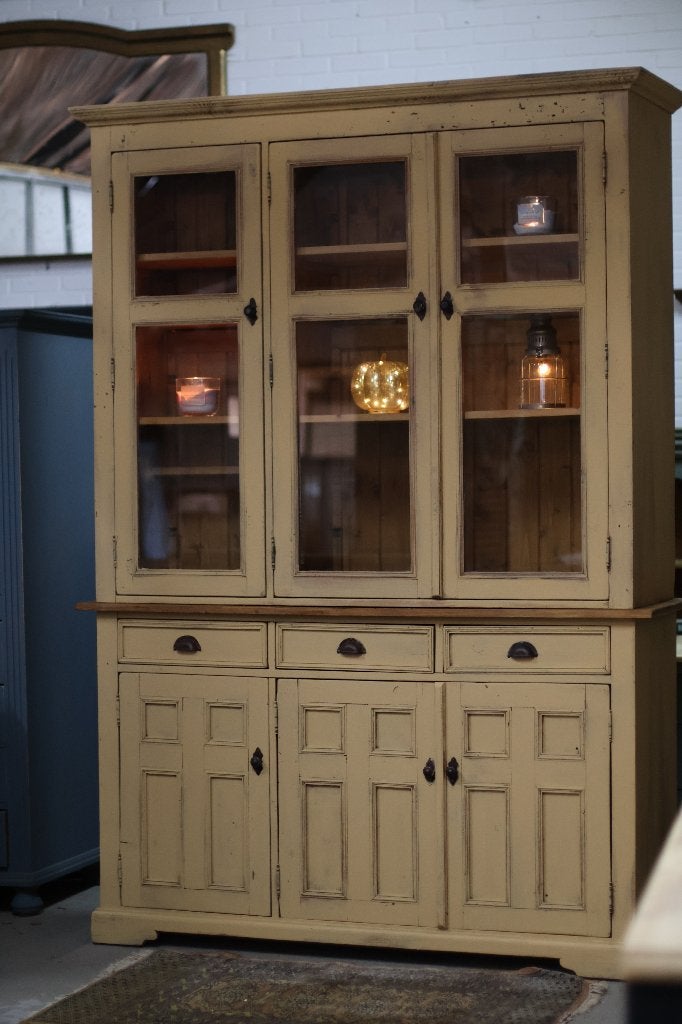 Buffetkast *cottage* landelijk vintage, Huis en Inrichting, Ophalen, 50 tot 100 cm, Zo goed als nieuw, 150 tot 200 cm