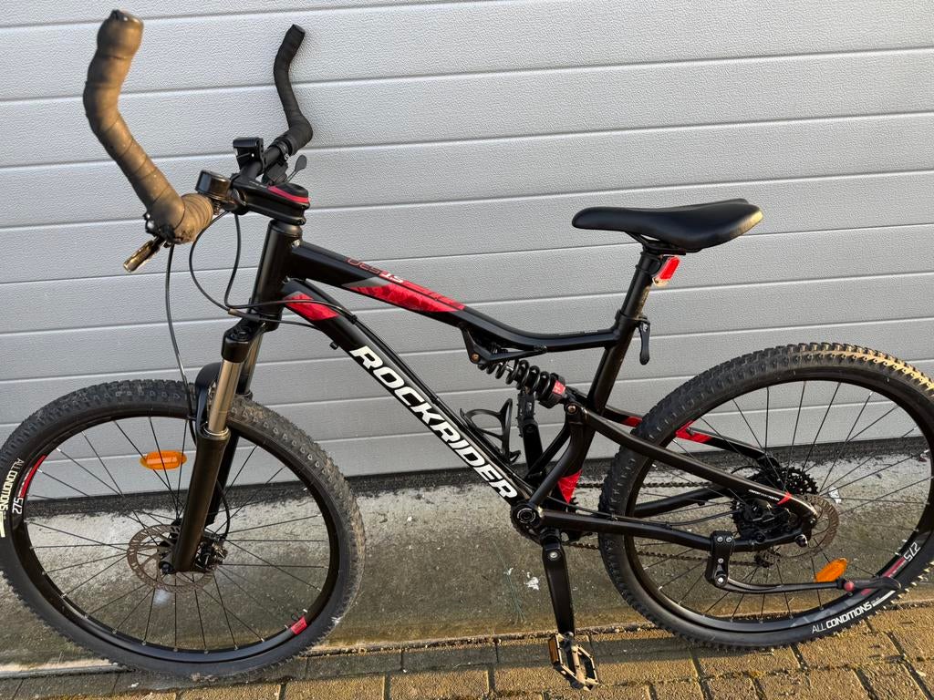 Rockrider st530 S mountainbike full suspension als nieuw, Minder dan 45 cm, Ophalen, Zo goed als nieuw, Overige merken
