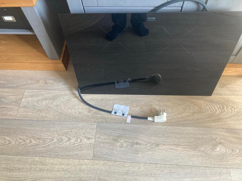 Etna Inductie Kookplaat 77x52 cm - Inbouw 74x49 cm, Ophalen, Gebruikt, 4 kookzones, Inbouw