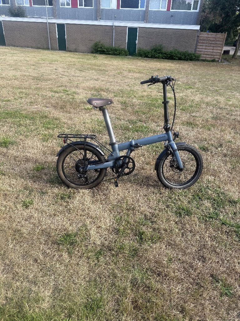 Eovolt elektrische vouwfiets blauw, 20 inch of meer, Versnellingen, Nieuw, Totaal opvouwbaar