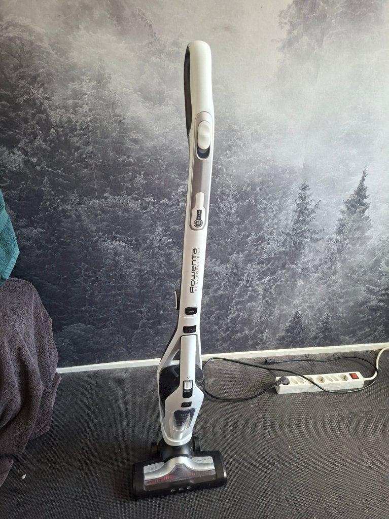rowenta dual force steelstofzuiger, Witgoed en Apparatuur, Rowenta, Ophalen of Verzenden, Zo goed als nieuw, Reservoir