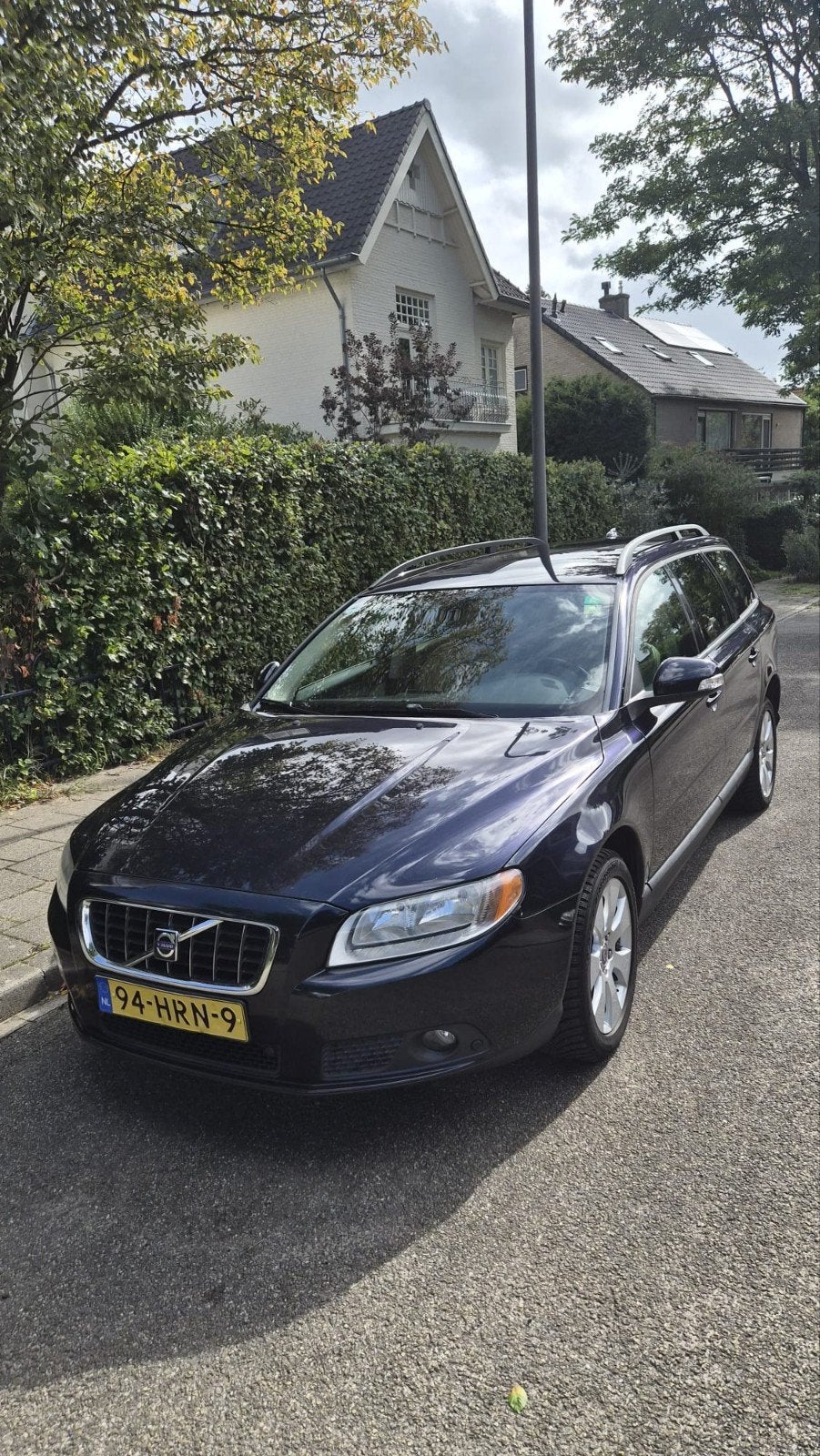 Volvo V70 - 2.0 Kinetic 2009 met trekhaak YOUNGTIMER, Auto's, Beige, 4 cilinders, Blauw, Stationwagon