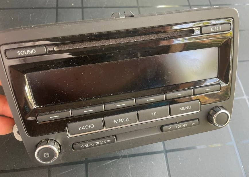 VW RCD 310 Radio CD-speler - Origineel onderdeel, Ophalen, Gebruikt