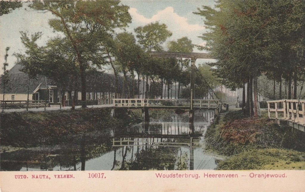 heerenveen- woudsterbrug, Verzamelen, Ophalen of Verzenden, Voor 1920, Friesland