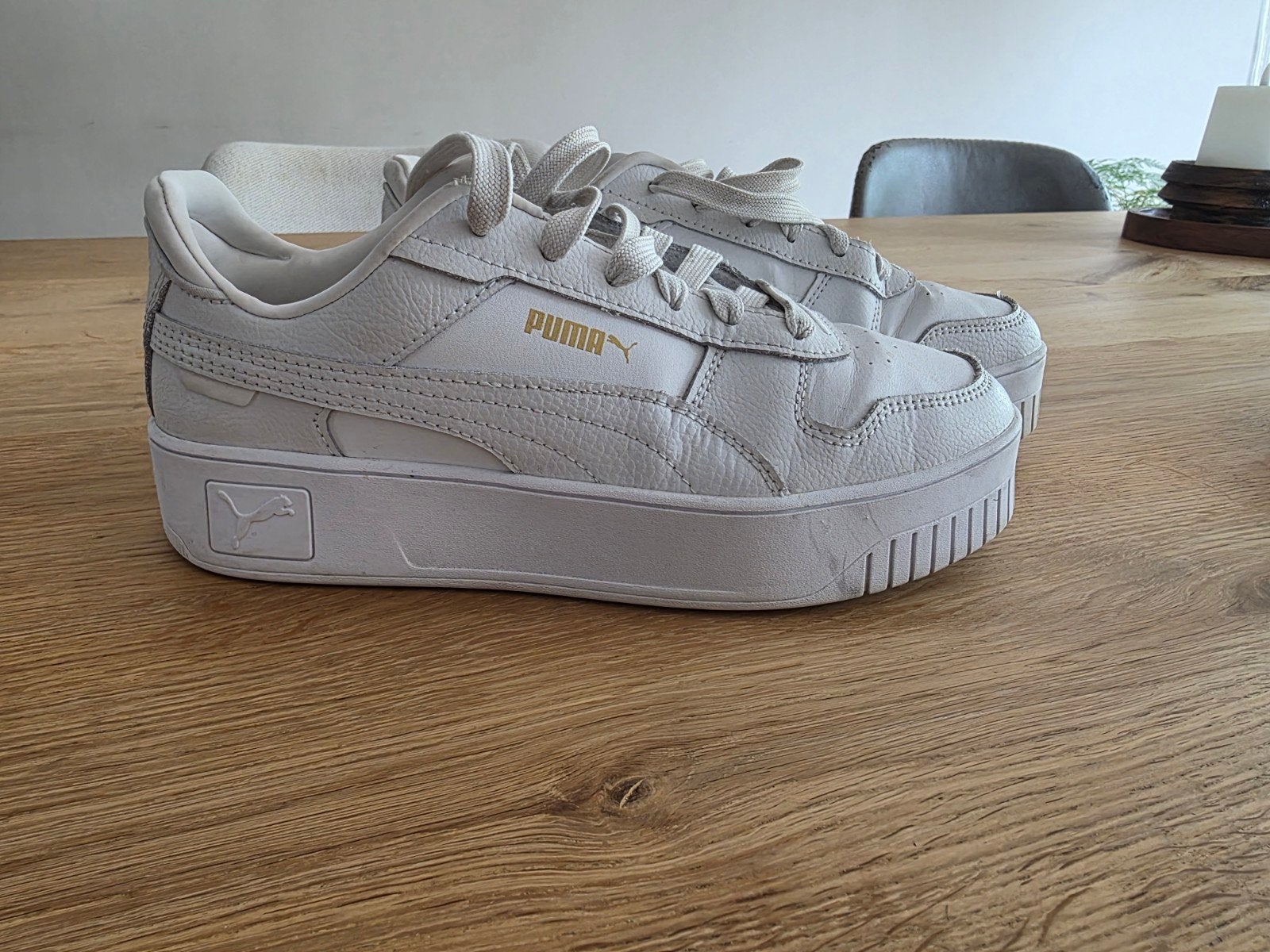 Puma sneakers wit maat 39, Puma, Wit, Ophalen of Verzenden, Sneakers of Gympen