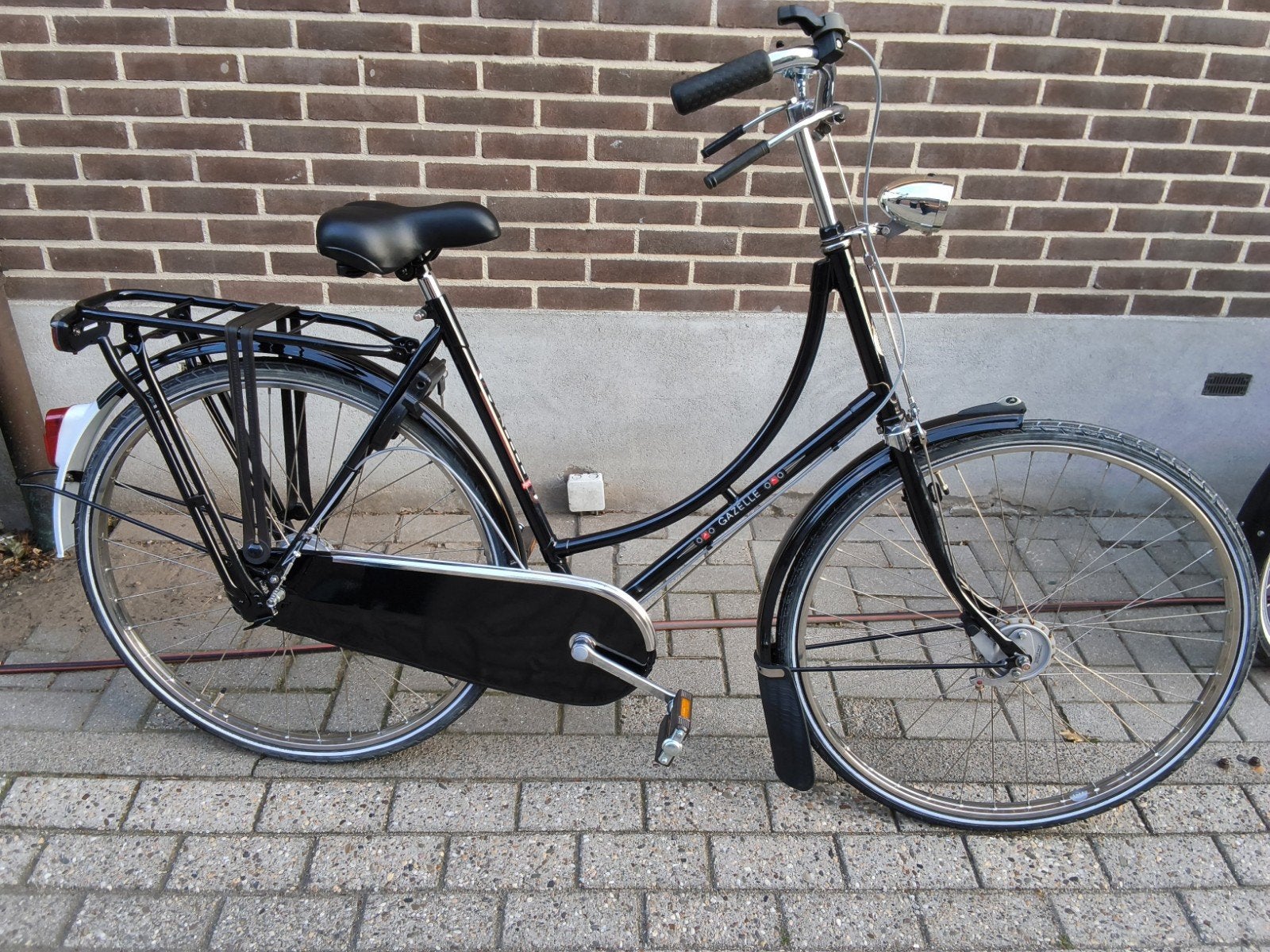 Gazelle oma met stangenrem 3 versnellingen 57 cm hoog, 55 tot 59 cm, Ophalen, Jaren '60 of nieuwer