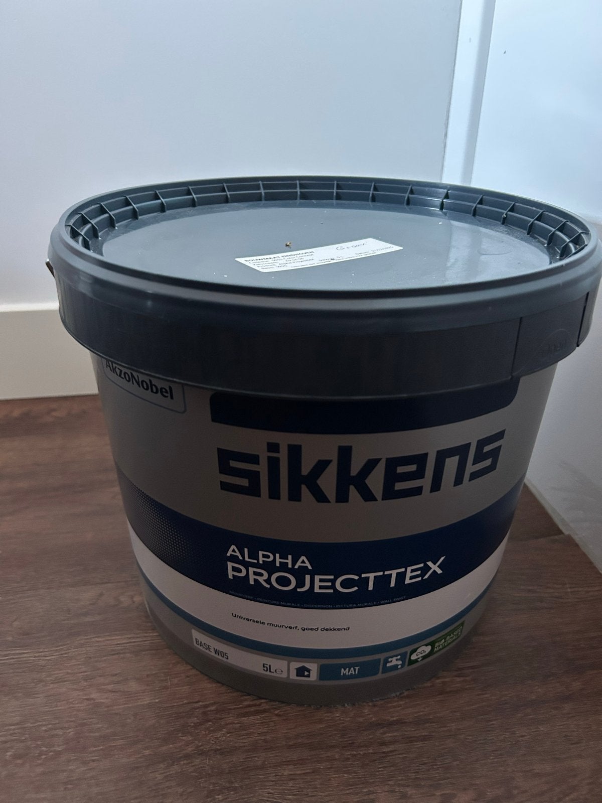 Sikkens Alpha Projecttex Muurverf K9.16.56 Groen 5L, Ophalen, 5 tot 10 liter, Nieuw, Verf
